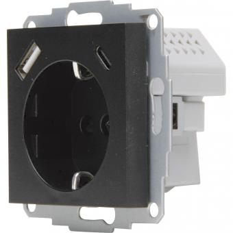Kopp -Schutzkontakt-Steckdose USB   HK07 