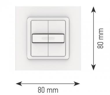 Somfy Smoove Duo IN Schalter     1800536 