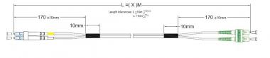 EFB Duplex Jumper LC-SC/APC8°    O0362.2 