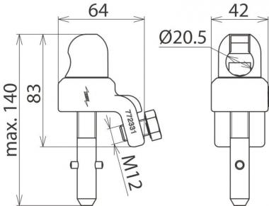 Dehn 772331 KKH 20 DSQ       KKH 20 D SQ 
