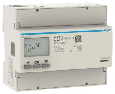 Hager Energiezähler 3phasig      ECP310D 