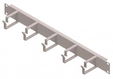 ZVK mit 5   EasyLan Rangierpanel 19" 1HE 