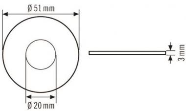 ESY Adapter Spot-Adapter 51/20 opal-matt 