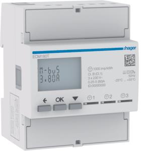 Hager Energiezähler 1phasig      ECM180T 