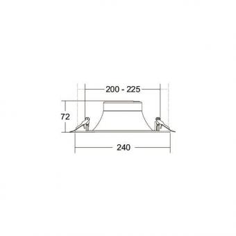Brumberg LED-Einbaudownlight    40672174 