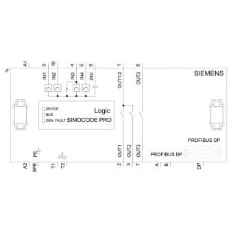 Siemens 3UF70101AB000 Grundgerät 2 