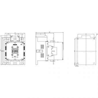 Siemens 3RT10666AP36 Schütz 160kW/400V 