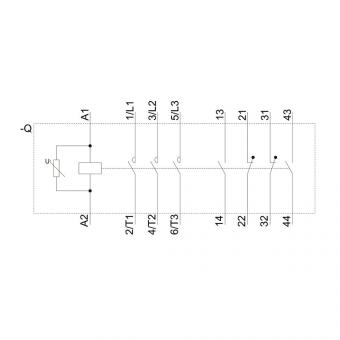 Siemens 3RT10556AP36 Schütz 75kW/400V 