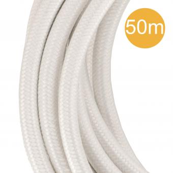 BAIL Textile Cable 3C White 50m   142279 
