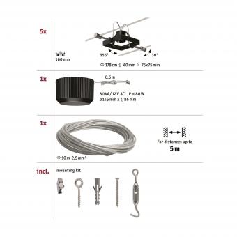 Paulmann Wire System Set MacII max 94290 
