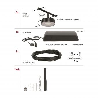 Paulmann WS DC Circle 5x5W Sw      94479 