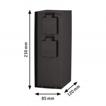 Paulmann RIO IP44 Steckdosensäule  94314 