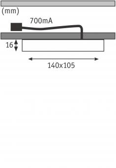 PAULM Möbel ABL Set Vane eckig LED 93583 