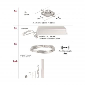 Paulmann Wire Systems Set MacLED   94420 