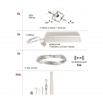 Paulmann Wire Set MacII max5x10W   94430 