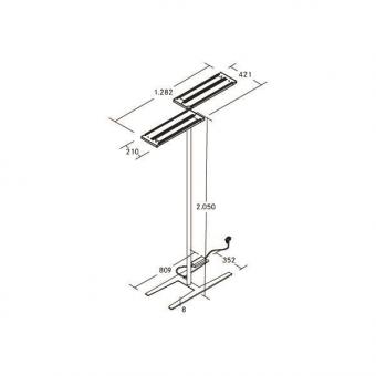Brumberg LED-Stehleuchte      77442174ST 