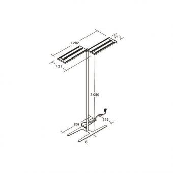Brumberg LED-Stehleuchte      77432174ST 