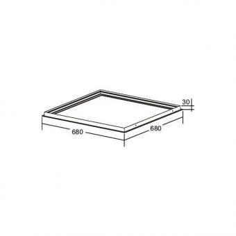 BRUM Einbaurahmen 680x680mm     81032055 
