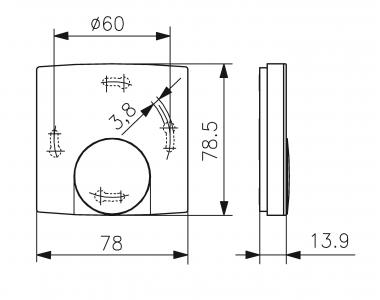 ALRE-IT Raumtemp.-regler   RTBSB-201.000 