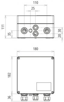 Dehn 900975  DCU 2 YPV 1+2 1000 1M 2S FM 