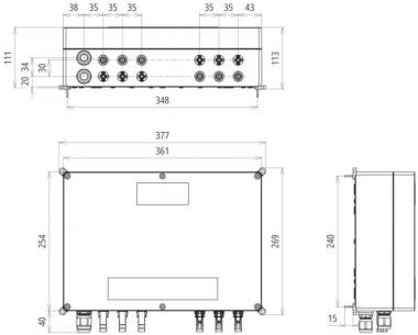 Dehn     DCU 2 YPV 1+2 1200 3M 1S MC4 FM 