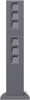 GIRA 135128 E-Säule 6x Leereinheit 769mm 