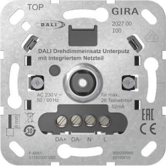 GIRA 202700 DALI Drehdimmeins.UP 
