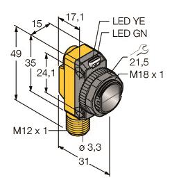 Turck Opto Sensor Einweg-       QS186EQ8 