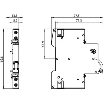 Siemens 5ST3013 Hilfsstromschalter 1S+1Ö 