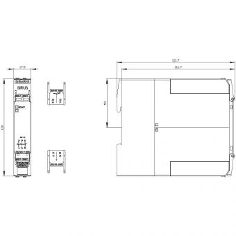 Siemens Koppelrelais 2S+1Ö 3RQ1000-1GB00 
