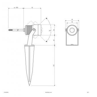 EVN LED Gartenstrahler IP65    PLC650502 