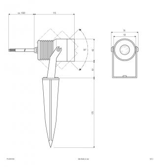 EVN LED Gartenstrahler IP65    PLC651002 