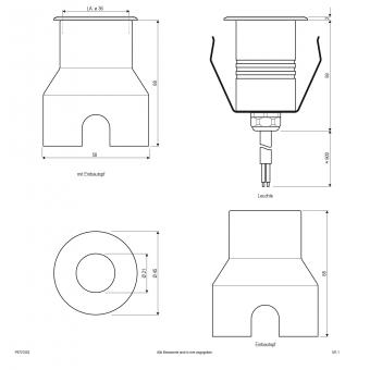 EVN Power-LED-Einbauleuchte     P6721502 