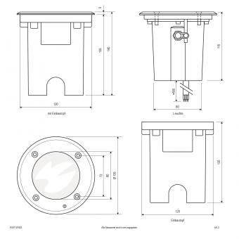 EVN Bodeneinbaustrahler IP67     PENTOLA 