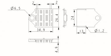 EFB Spleißhalter f.6xSchrumpf-   53100.8 