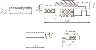 EFB Crimpbuchse BNC              52511.1 