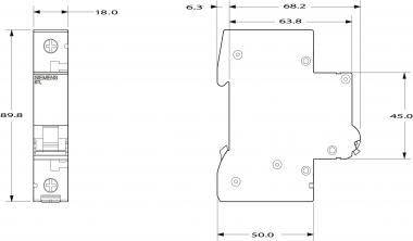 Siemens 5TL11631 Ausschalter   5TL1163-1 