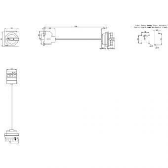 Siemens 3LD25140TK53 Not-Ausschalter 3p 