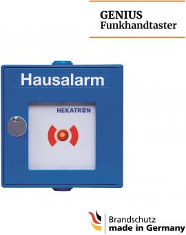 HEKATRON Funkhandtaster Blau / Interface 