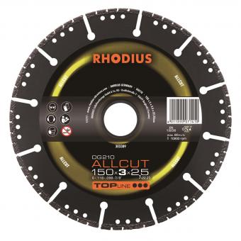 Rhodius Diamantscheiben DG 210 Allcut 
