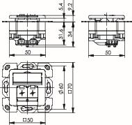TG AMJ45 8/8 Up/50 Cat.6A    J00020A0500 