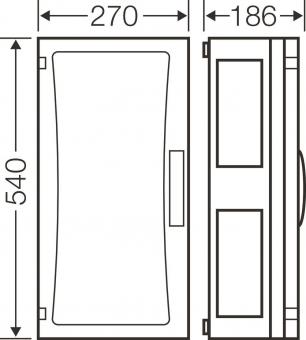 Hensel ENYSTAR Leergehäuse       FP 0350 