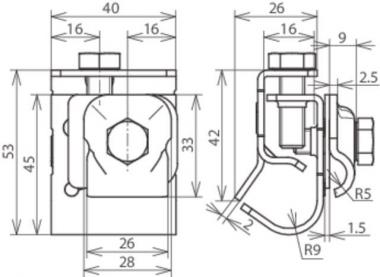 DEHN Dachrinnenklemme             339167 