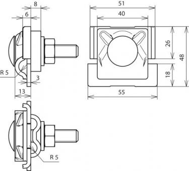 Dehn FSK3X8.10FRM10X50AL          380110 
