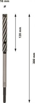 Bosch 2608586994 Rebar   SDS-PLUS ARMIER 