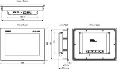 Siemens SIPLUS HMI    6AG1123-3KB32-2AW0 