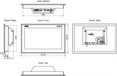 Siemens SIMATIC HMI   6AV2128-3QB40-0AX0 