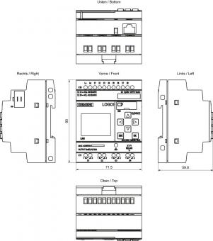 Siemens LOGO!         6AG1052-1MD08-7BA2 