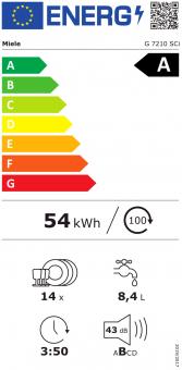 Miele G7210SCi sw EB-Geschirrspüler 