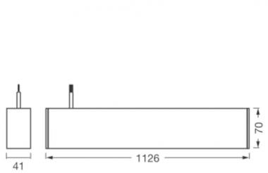 Ledvance Office Line Cuboid Suspend.42W 